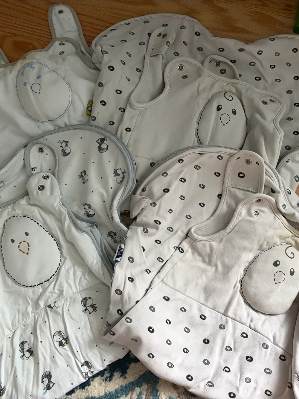 Nested Bean Sleep Sacks (set of 4)